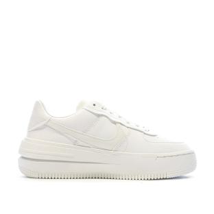 Baskets Blanches Femme Nike Air Force 1 Plateforme vue 2