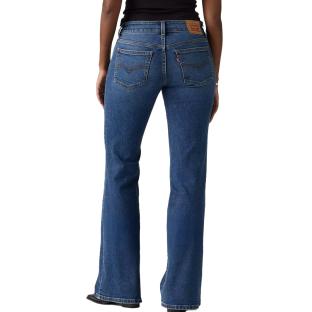 Jean Flare Bleu Foncé Femme Levi's Superlow vue 0