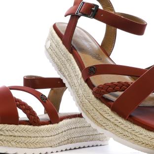 Sandales Rouge Femme Chattawak Summer vue 0