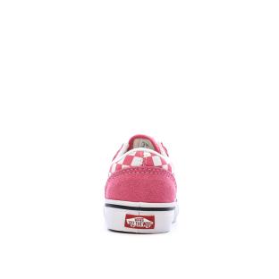 Baskets Rose Garçon Vans Old Skool V Check vue 3
