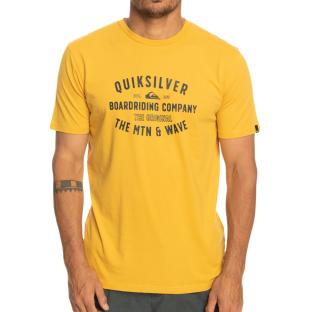 T-Shirt Jaune Homme Quiksilver flockup vue 0
