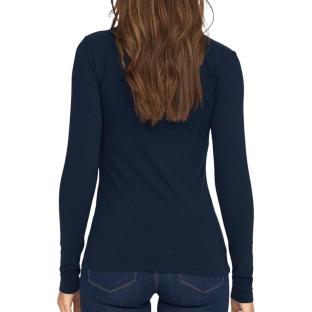 T-Shirt Manches Longues Marine Femme JDY Ava vue 2