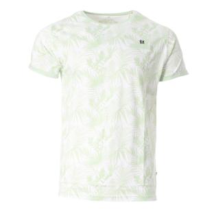 T-shirt Vert Homme Maison Blaggio Fleur Tropical pas cher