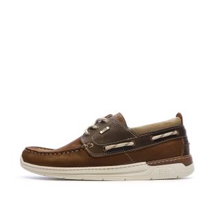 Zapatos náuticos marrones para hombre TBS Mat ver 0