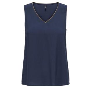 T-Shirt Marine/Doré Imprimé Femme Only Onlselina pas cher