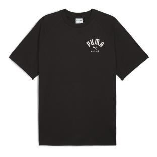 T-Shirt Noir Homme Puma Classics Play vue 0