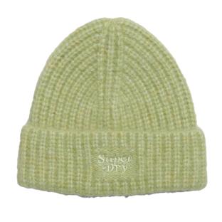 Bonnet Vert Femme Superdry Rib Knit Beanie vue 0