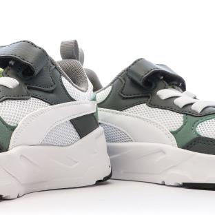 Baskets Noir/Gris/Jaune Garçon Puma Trinity vue 7
