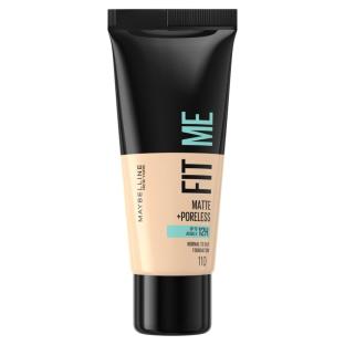 Fond de teint Fit Me Matte + Poreless Maybelline New York 110 vue 0