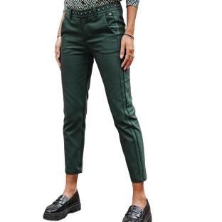 Pantalon Vert Foncé femme Freeman Porter Claudia Polyneo vue 0