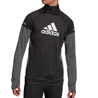 T-shirt manches longues Noir/Gris Homme Adidas Turtle Graphic pas cher
