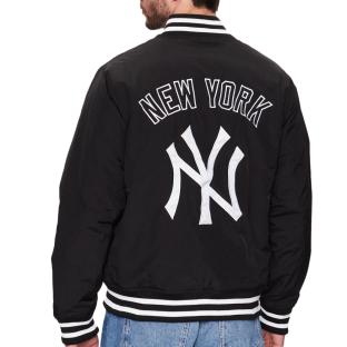 Veste Bomber Noir Homme New Era Team Logo vue 2