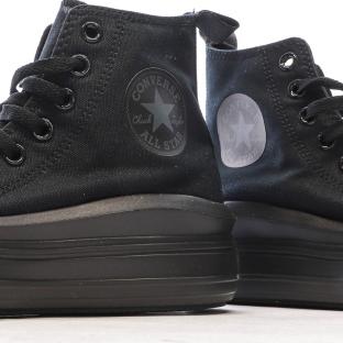 Baskets Noires Fille Converse All Star Move vue 7