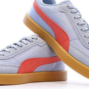 Basket Bleu/Orange Mixte Puma Club Ii Era vue 0