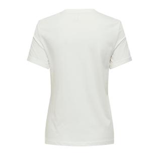 T-Shirt Blanc Femme Only Stella vue 2
