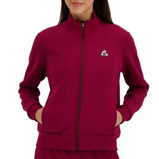 Sweat Zippé Bordeaux Femme Le Coq Sportif Heritage pas cher