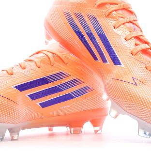 Zapatillas de fútbol naranjas Adidas F50 Pro FG ver 0