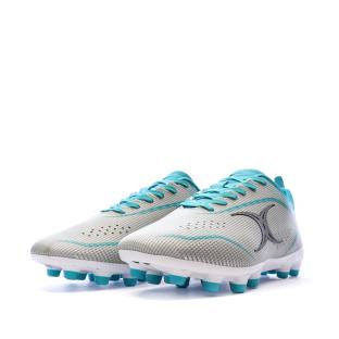 Chaussures de rugby Gris/Turquoise Homme Gilbert Cage vue 6