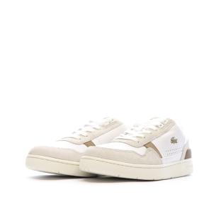 Baskets Blanches/Marron Femme Lacoste 43SFA0009 vue 6