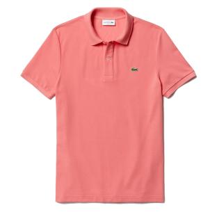 Polo Rose Femme Lacoste Regular Fit vue 0