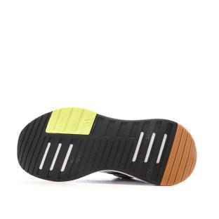 Chaussures de running Noires/Jaunes Femme Adidas Racer vue 5