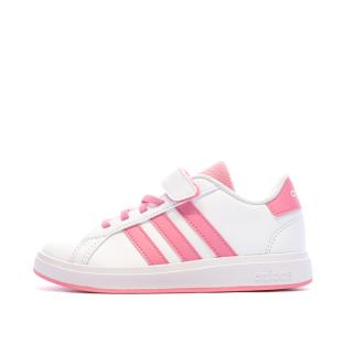Baskets Rose/Blanc Fille Adidas Grand Court 2.0 Children vue 0