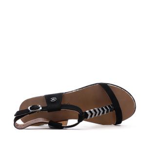 Sandales Noir paille Femme Chattawak Summer vue 0