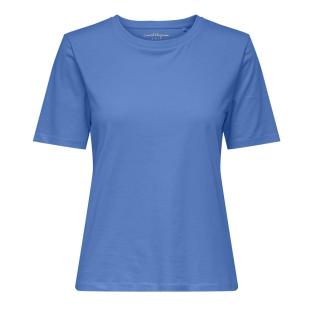 T-Shirt Bleu Femme Only Happy vue 0
