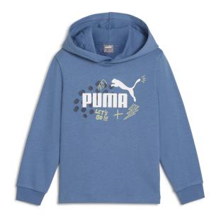 Sweat Bleu Garçon Puma Hoodie pas cher