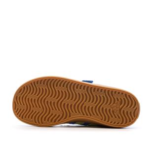 Baskets Bleu/Jaune Garçon Adidas Court vue 5