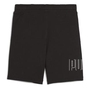 Short Noir Garçon Puma Sport Graphic vue 0