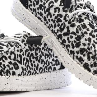 Chaussures Noir/Blanc Femme Hey Dude Blackgrey vue 0