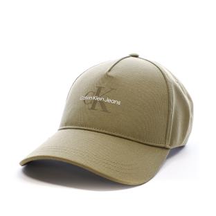 Casquette Kaki Homme Calvin Klein Jeans Mono Logo Print pas cher