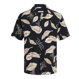 Chemise Marine/Beige Homme Jack & Jones Bladrew pas cher