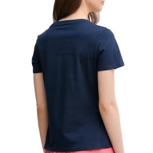 T-shirt Marine Femme Pepe jeans Rosalind vue 2
