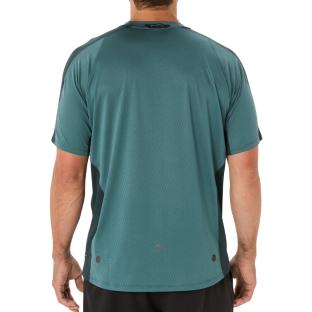 T-Shirt Bleu Homme Asics Fujitrail vue 0