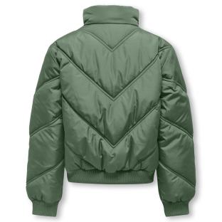 Doudoune Vert Fille Kids ONLY Kogtamara Quilted vue 2