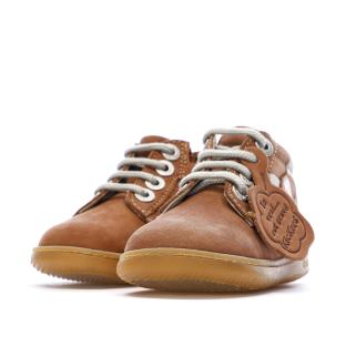 Baskets Hautes Marron Garçon Kickers Bottillon vue 0