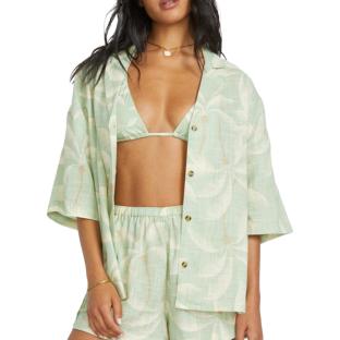 Chemise Verte Femme Billabong Beach Side vue 0