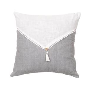 Coussin déhoussable Grise/Blanche Today Charme vue 0