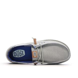 Chaussures Grises Femme Hey Dude Chambray Boho vue 4