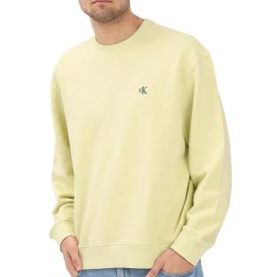 Sweat Jaune Homme Calvin Klein Jeans Ls 350terry vue 0