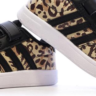 Baskets Noire/Marron Fille Adidas Breaknet vue 7