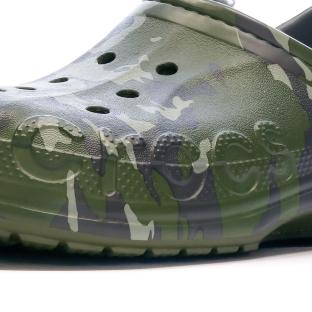 Sandales Crocs Kaki Homme Baya Lined Printed Clog vue 7