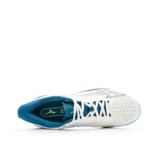 Chaussures de Tennis Blanches/Bleu Homme Mizuno Wave Exceed vue 4