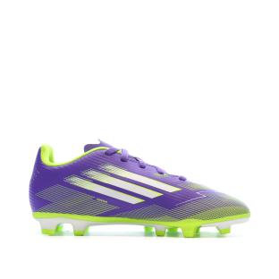Adidas F50 Club FG/MG Junior-Fußballschuhe, violett/gelb Ansicht 0