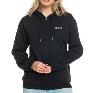 Sweat à Capuche Noir Femme Roxy Surf Stoked vue 0