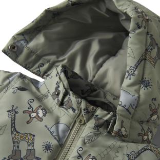 Blouson Vert Garçon Name it Animaux vue 3