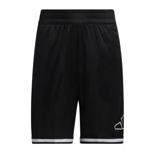 Short de basketball Noir Enfant Adidas Logo pas cher