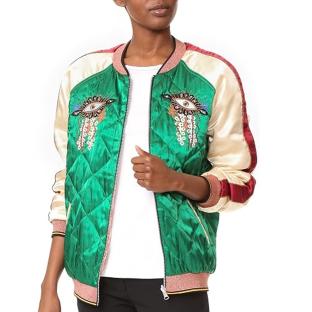 Bomber Vert Femme Scotch & Soda 136904 vue 0
